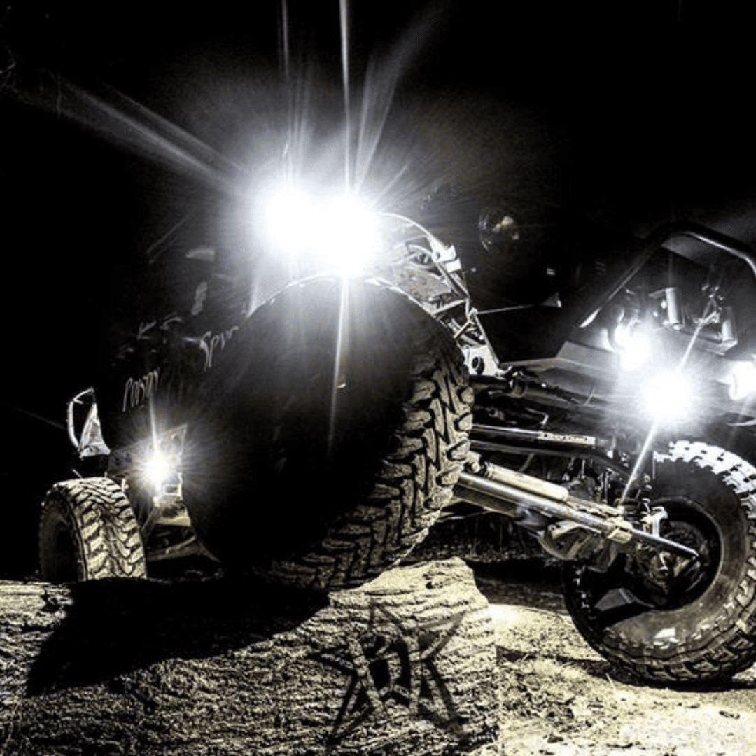 Kit de rocklights blanco / 6 unidades RIGID - Imagen 2