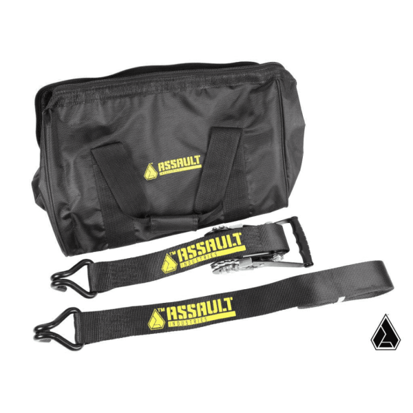 Kit de 4 cinchos con matraca 2" x 16 (5cm x 4.8M) ASSAULT