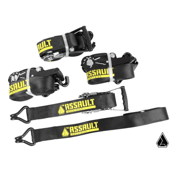 Kit de 4 cinchos con matraca 2" x 16 (5cm x 4.8M) ASSAULT - Imagen 2