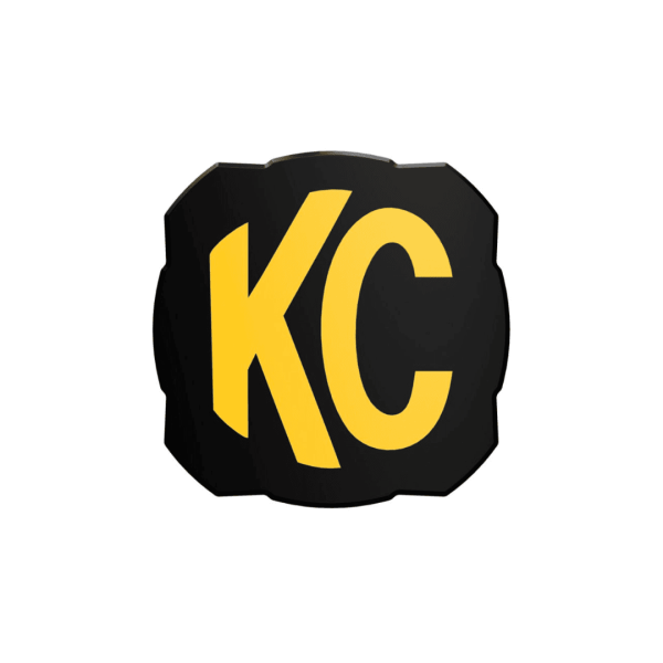 Tapa negra faro flex era 4 logo KC