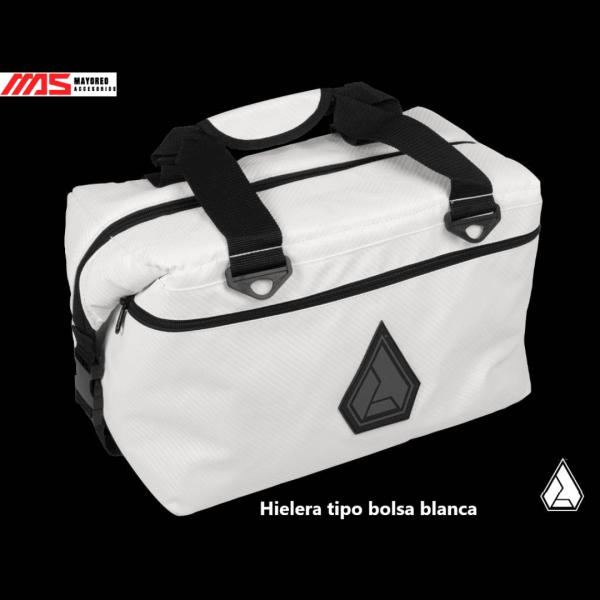 Hielera tipo bolsa blanca ASSAULT