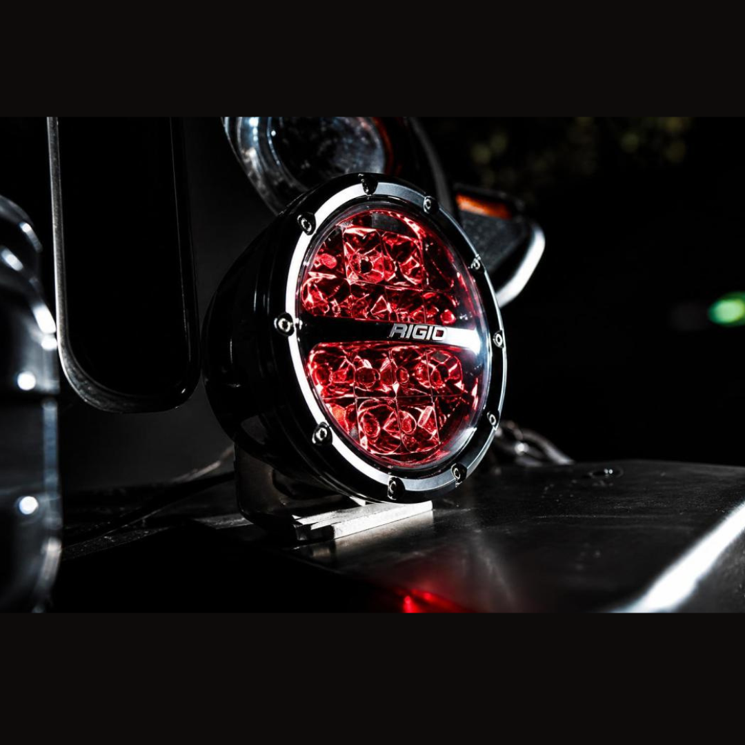 Faros 360 srs 6" spot rojo / par RIGID - Imagen 2