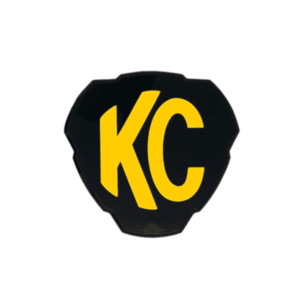 Tapa negra faro flex era 3 logo KC