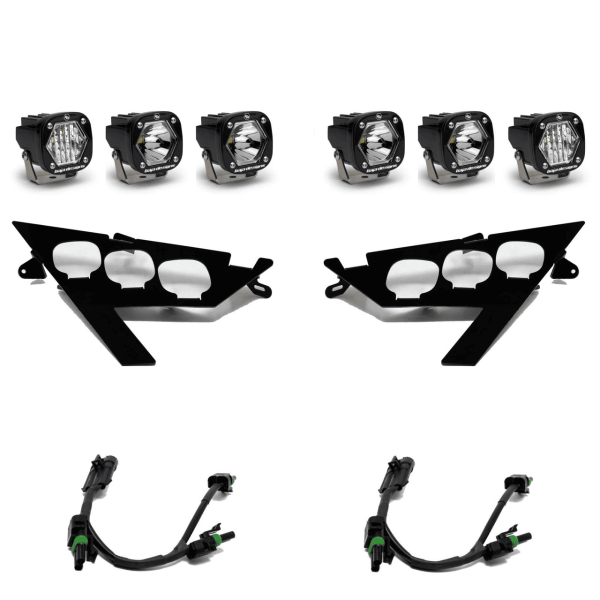 Kit de faros principales S1 para RZR PRO XP, TURBO R, PRO R BAJA DESIGNS