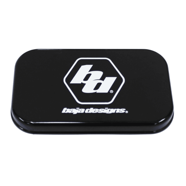 Tapa negra faro S2 logo BAJA DESIGNS