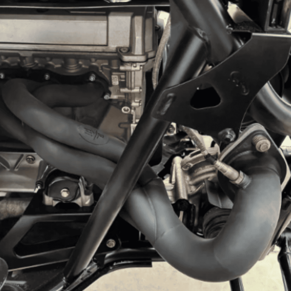 Polaris RZR Pro R Magnum Header Exhaust Evolution Negro