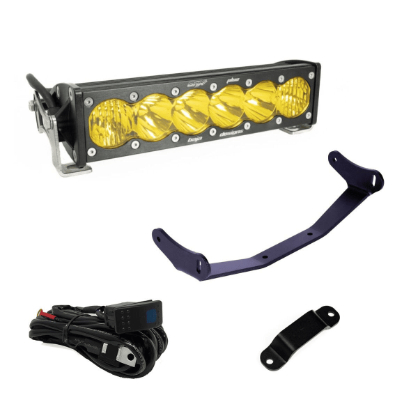 Barra ONX6 (driving/combo) 10" ambar para maverick R  Baja Designs