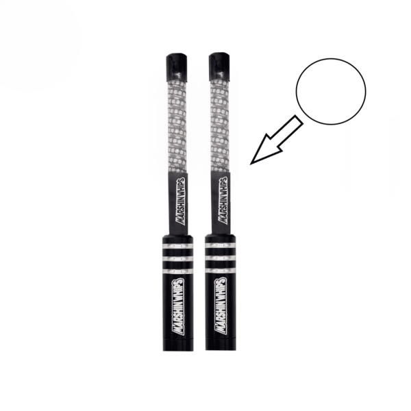 Par de antenas blancas V3 30cm Marshin whips