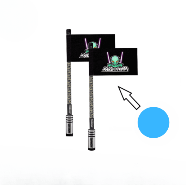 Par de antenas ice V3 60cm Marshin whips