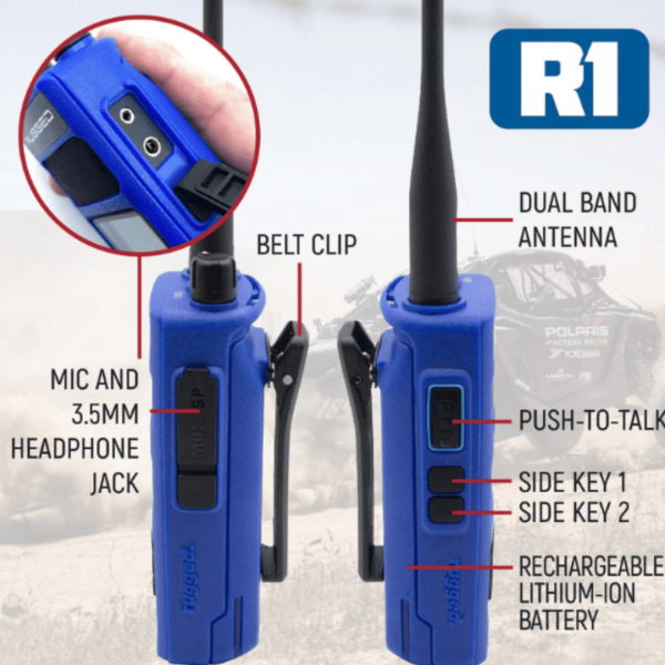 Kit de radios R1 Bussiness Band con maletín portatil RUGGED - Imagen 5