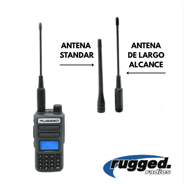 Antena de largo alcance para radio GMR2 PLUS RUGGED - Imagen 2