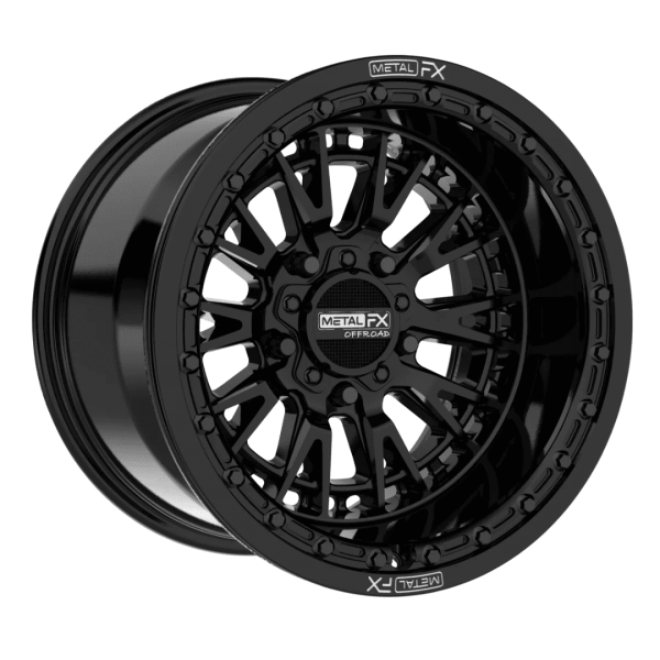 Rin slayer R beadlock negro satinado (15x10 - 5x114.3) METAL FX