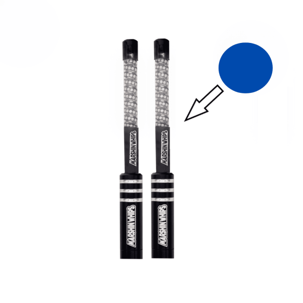Par de antenas azules V3 30cm Marshin whips