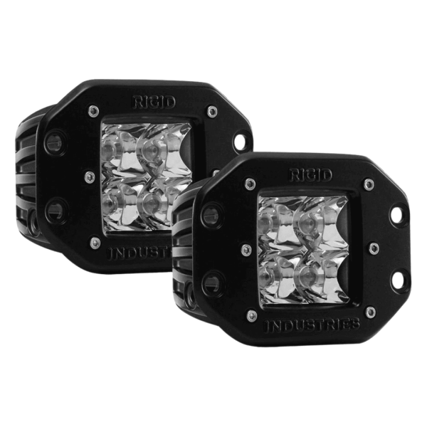 Faros D series spot ambar flush mount / par RIGID