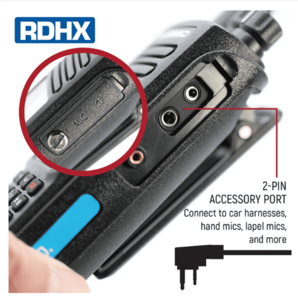 Radio portátil RDH-X Business Band negro RUGGED - Imagen 5