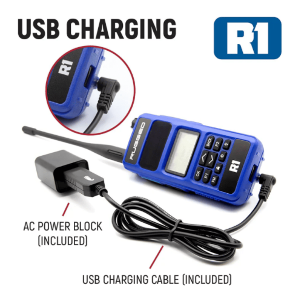 Kit de radios R1 Bussiness Band con maletín portatil RUGGED - Imagen 9