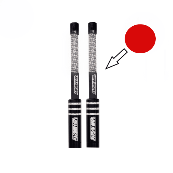 Par de antenas rojas V3 30cm Marshin whips