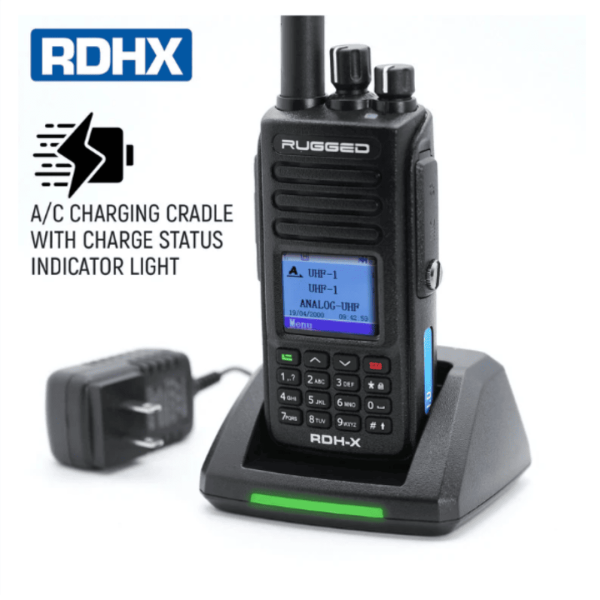 Radio portátil RDH-X Business Band negro RUGGED - Imagen 3