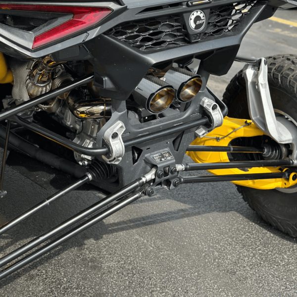Colilla doble salida fibra de carbono / stainless maverick R RPM - Imagen 2