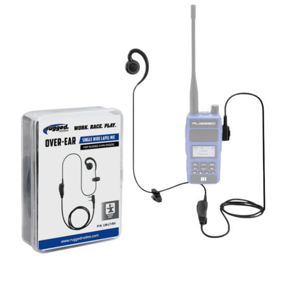 Auricular con micrófono para radios RUGGED