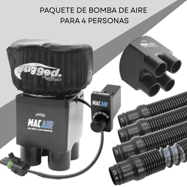 Bomba de aire para casco MAC Air para 4 personas (paquete)