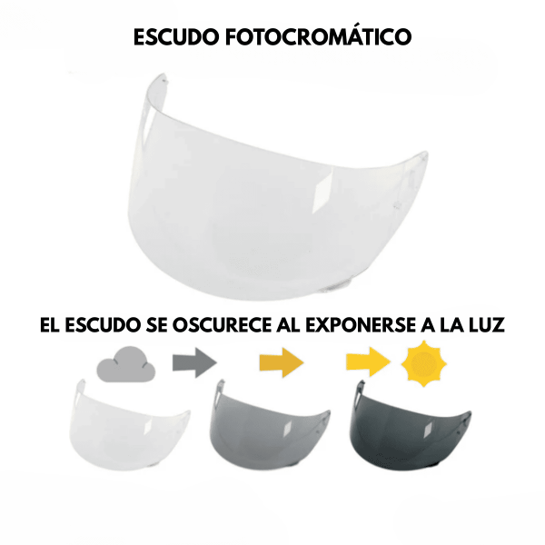 Mica transparente de repuesto para casco MRC RUGGED - Imagen 2
