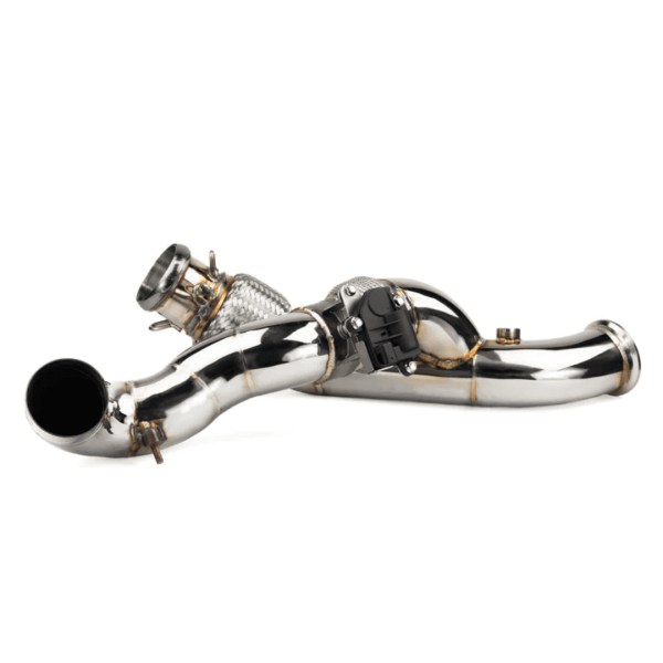 Midpipe 3" con cut out colilla azul maverick R RPM - Imagen 2