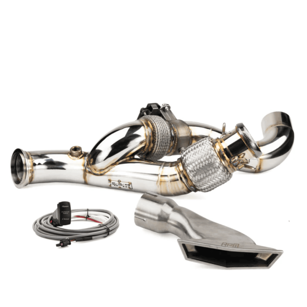 Midpipe 3" con cut out colilla inox. maverick R RPM