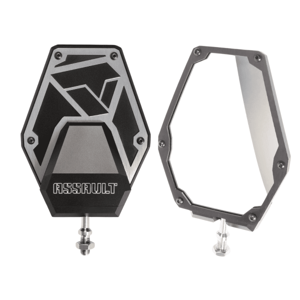 Par de espejos B2C cristal plano 2.0" ASSAULT