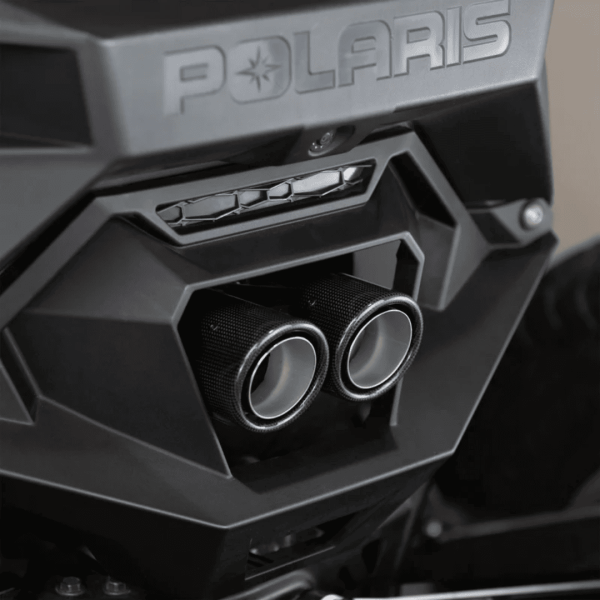 Colilla doble salida fibra de carbono / stainless rzr PRO R RPM - Imagen 2