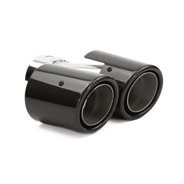 Colilla doble salida fibra de carbono / stainless rzr PRO R RPM