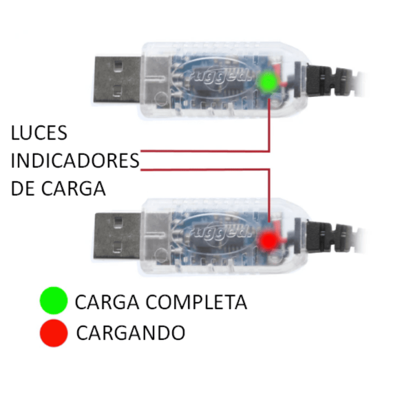 Cargador USB para radios de mano RUGGED - Imagen 2