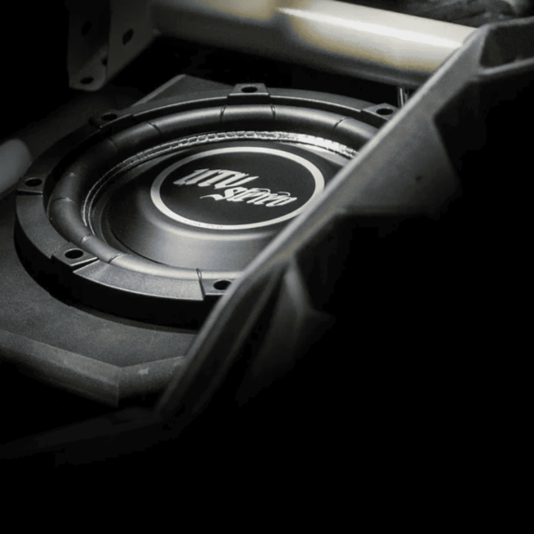 Cajon para subwoofer 10" lado pasajero can am X3 UTV STEREO - Imagen 2