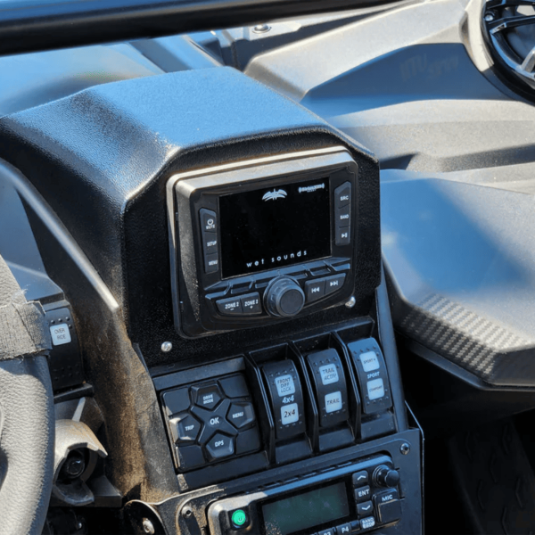Base para estereo PMX can am X3 UTV STEREO - Imagen 2