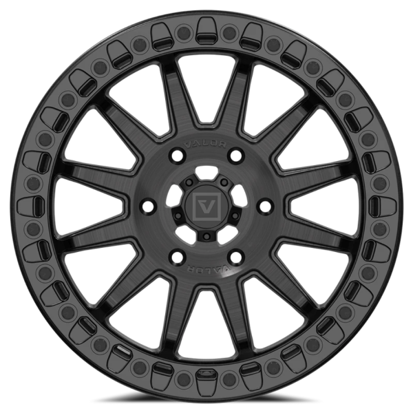 Rin V09 beadlock gris grafito cepillado (15x7 6x139.7) VALOR - Imagen 2