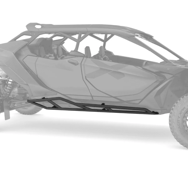 Rocksliders negros originales para Maverick R 4 plazas can-am.