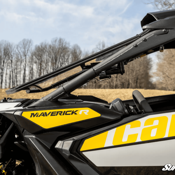 Parabrisas de policarbonato con apertura eléctrica Maverick R Super ATV - Imagen 3