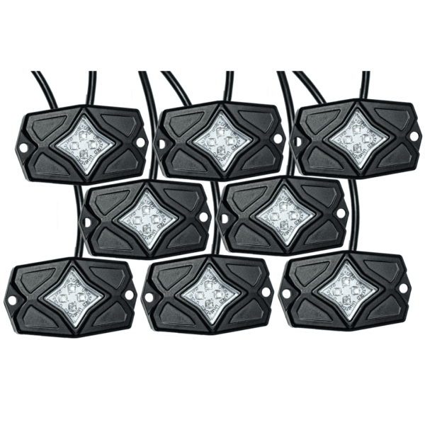 Kit de rocklisght RGB 8 piezas UTV STEREO - Imagen 2