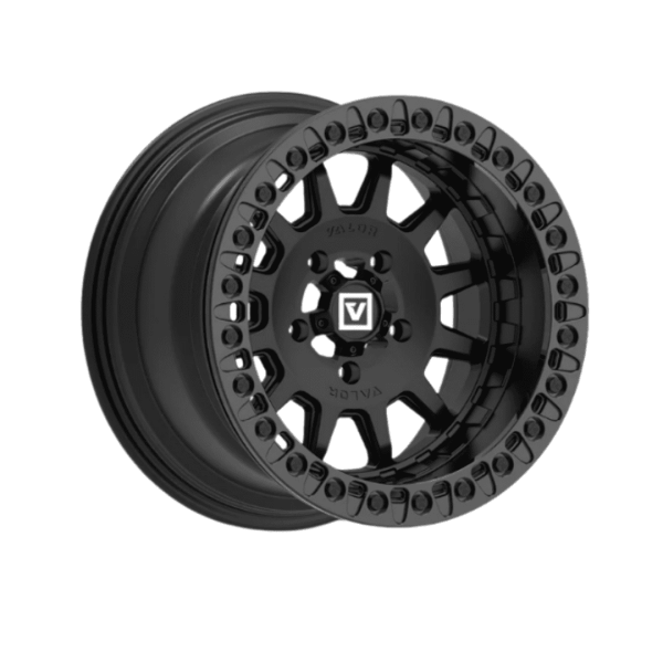 Rin V09 beadlock negro satinado (15x10 6x139.7) VALOR