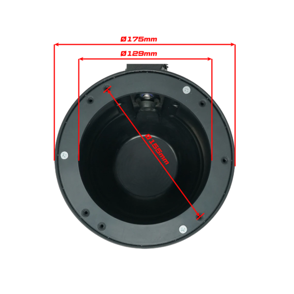Par de bazookas / torres para bocinas 6.5" con abrazadera 2.0" UTV STEREO - Imagen 4