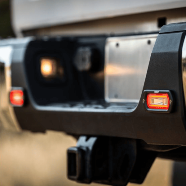 Faros SR-L series fush mount halo ambar / par RIGID - Imagen 2