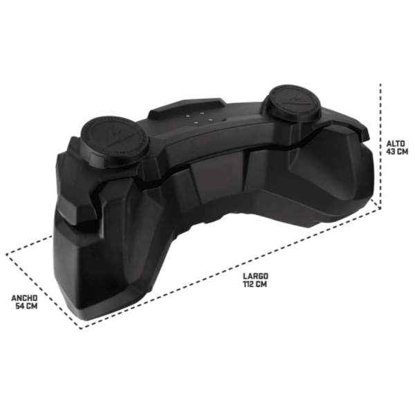 CAJA DE HERRAMIENTAS PARA ATV CON ESPACIO PARA 2 BOCINAS SKP - Imagen 4