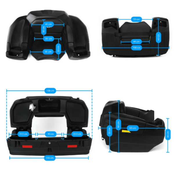 CAJA CON ASIENTO TRASERO PARA CUATRIMOTO SKP - Imagen 5
