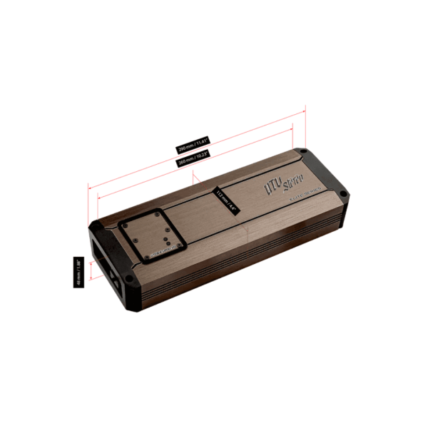 Amplificador elite series marino 1200W 1 canal UTV STEREO - Imagen 3