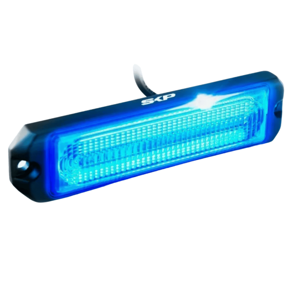 Luz de estrobo interxeptor slim azul SKP