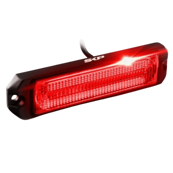 Luz de estrobo interxeptor slim rojo SKP