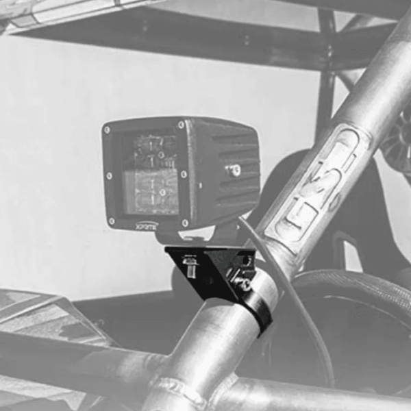 Par de Abrazaderas para faros en postes 2.0" SKP - Imagen 2