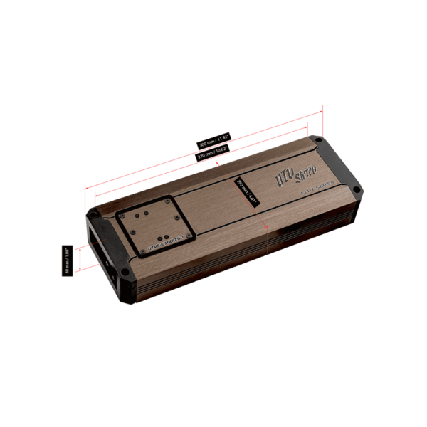 Amplificador elite series marino 1600W 5 canales UTV STEREO - Imagen 3