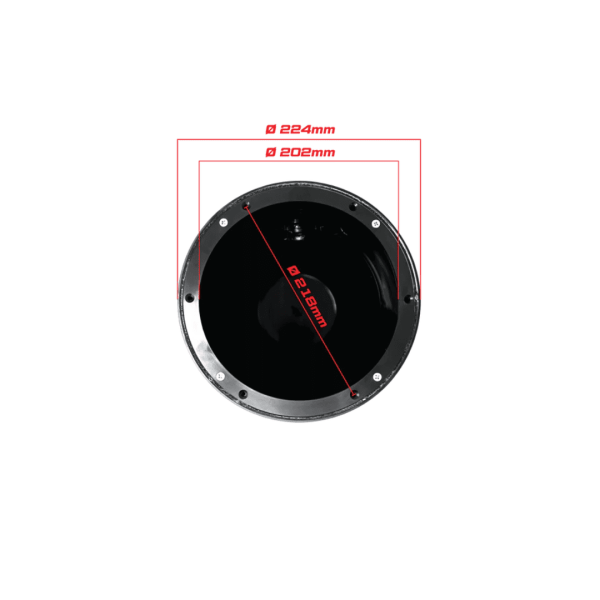 Par de bazookas / torres para bocinas 8" con abrazadera 2.0" UTV STEREO - Imagen 4