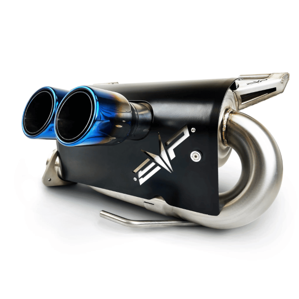 Silenciadores Magnum XR Series doble salida RZR Pro R (puntas azules) Evolution